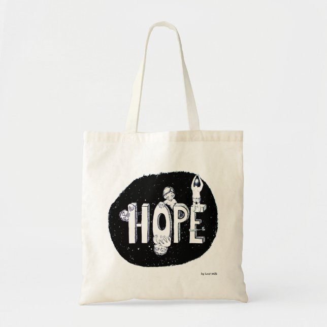 Bolsa Tote Hope - esperança para a caminho (Frente)