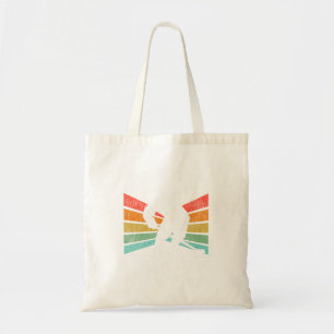 Bolsa Tote Hóquei no Gelo Vintage Retro Um Bom Dia Para Hóque