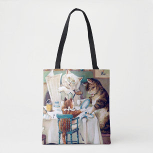Bolsa Tote Hora do Café da Manhã, Louis Wain