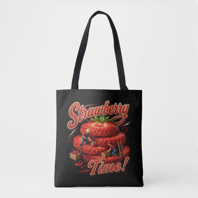 Bolsa Tote Hora do Morango! (Frente)