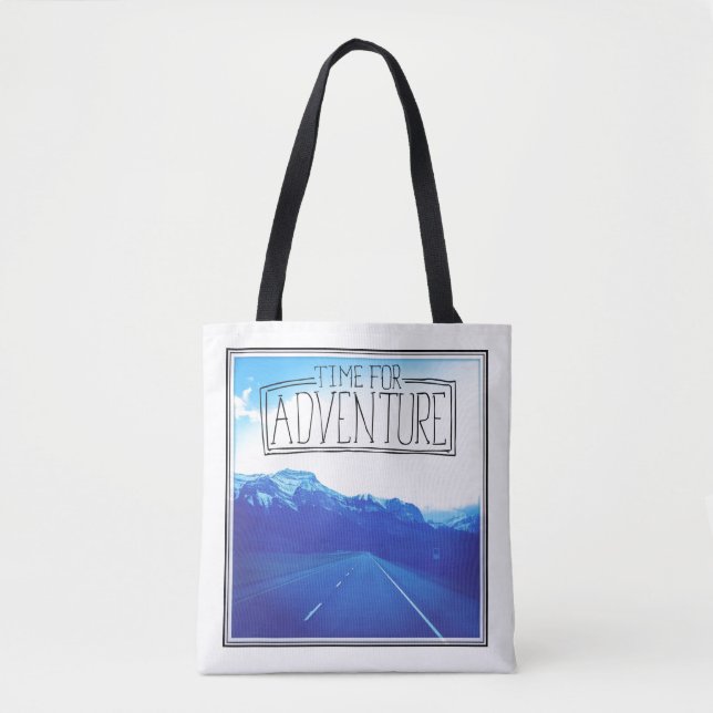 Bolsa Tote Hora para a aventura (Frente)