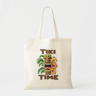 Bolsa Tote Horário de Hawaii Luau Tiki