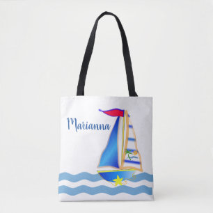 Bolsa Tote Horário de Navegação Sunny