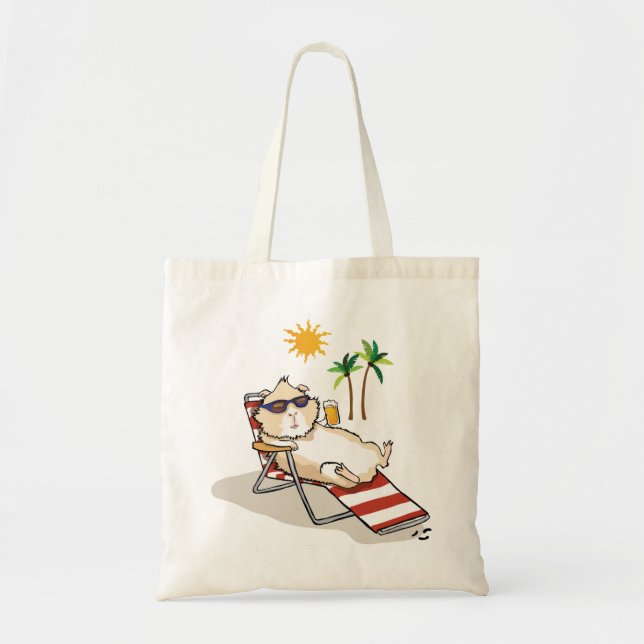 Bolsa Tote Horas de verão leitães (Frente)
