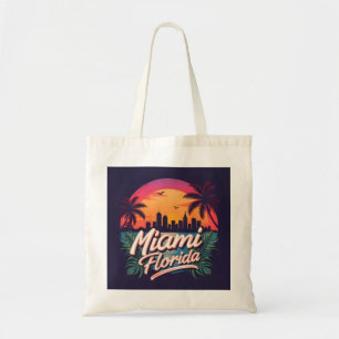 Bolsa Tote Horizonte de Miami City Flórida