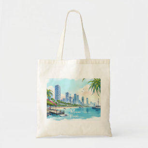 Bolsa Tote Horizonte de Miami City Flórida