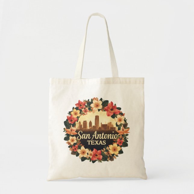Bolsa Tote Horizonte de San Antonio Texas (Frente)