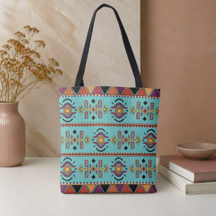 Bolsa Tote Horizonte Turquesa