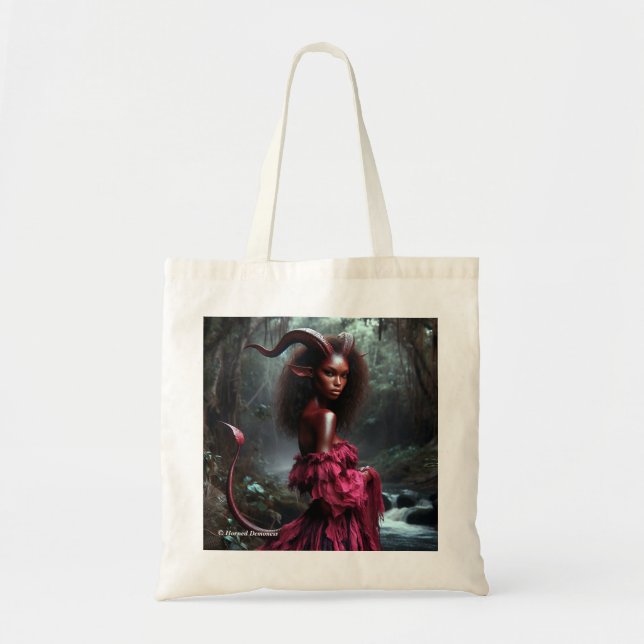 Bolsa Tote Horned demonesses tote bag!! (Frente)