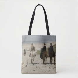 Bolsa Tote Horseback Ride ao longo da praia - Belas Artes