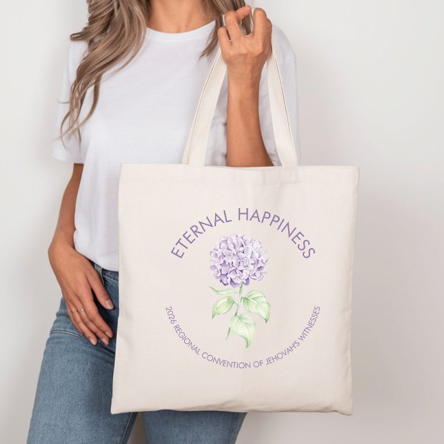 Bolsa Tote Hortênsia da Felicidade Eterna Convenção 2026 (Criador carregado)
