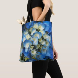 Bolsa Tote Hortênsia Floral Azul Bonita