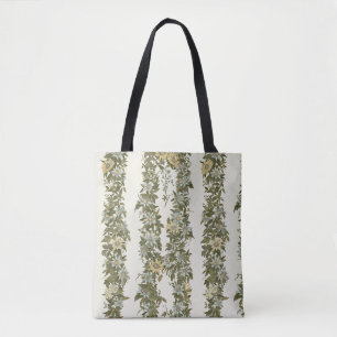 Bolsa Tote Hortênsia Verde-Salvia Jardim Vinha