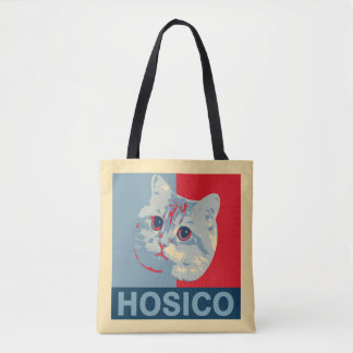 Bolsa Tote Hosico - Ilustração Azul Vermelho