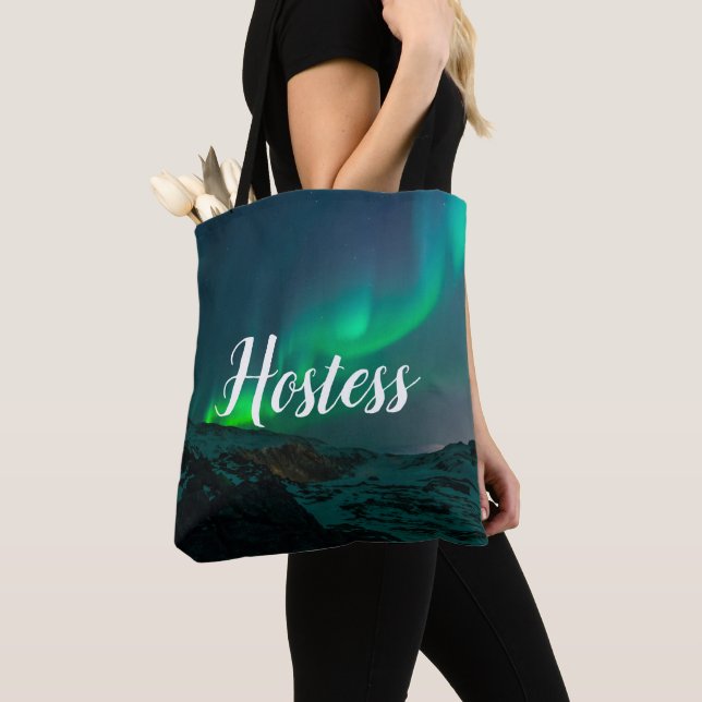Bolsa Tote Hostess Aurora Lights Script Casamento Elegante (Close Up)