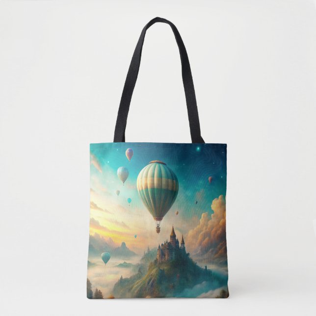 Bolsa Tote Hot Air Balloons (Frente)