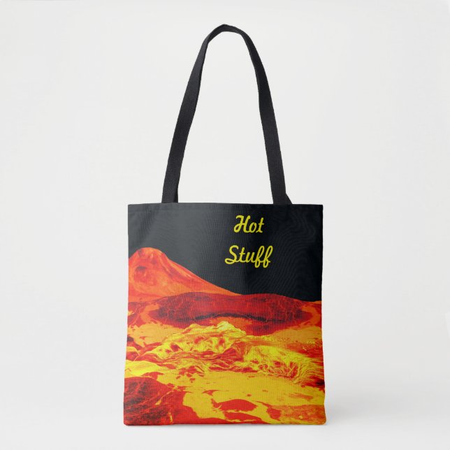 Bolsa Tote Hot Stuff Lava no saco (Frente)
