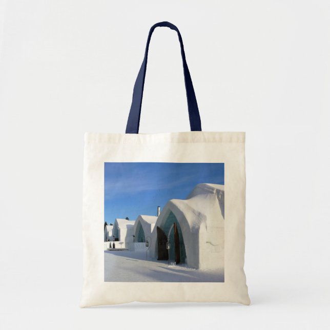 Bolsa Tote Hotel de Glace, Quebec, Canadá (Frente)