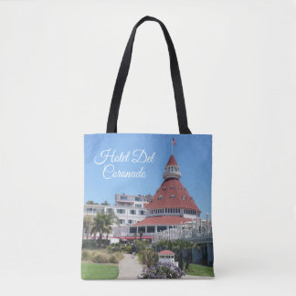 Bolsa Tote Hotel Del Coronado toda sobre - imprima a sacola