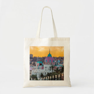 Bolsa Tote Hotel Negresco, hotel de luxo famoso, em Nice, Fra