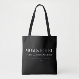 Bolsa Tote Hotel Personalizado da Mamãe Resort Falso Ano T Pe