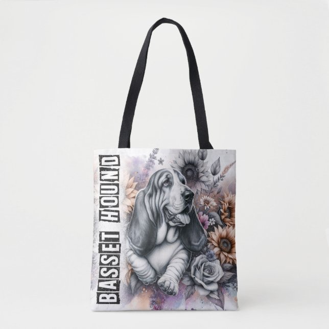 Bolsa Tote Hound Basset (Frente)
