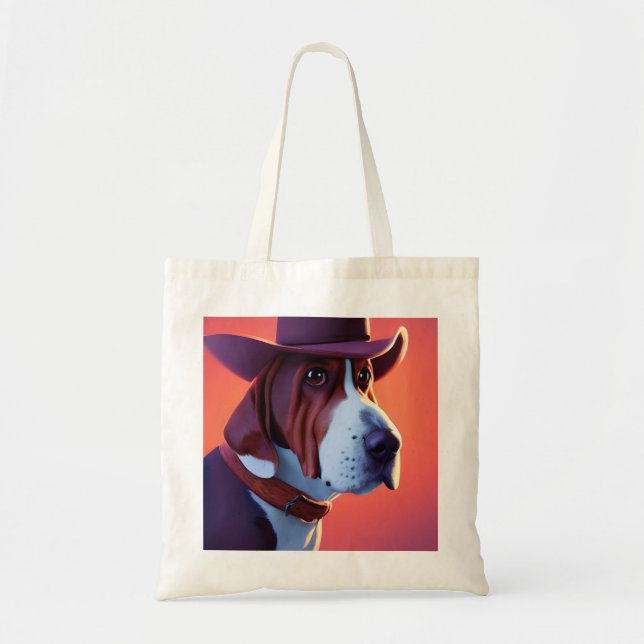 Bolsa Tote Hound Basset (Frente)