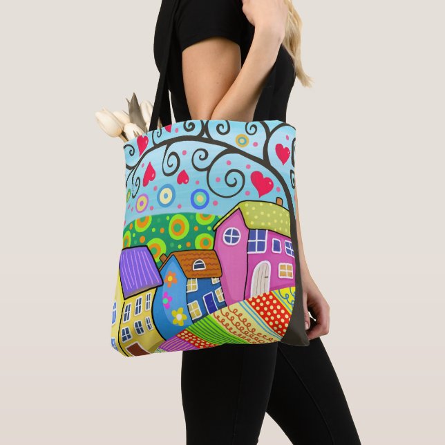Bolsa Tote House Trabalho de arte (Close Up)