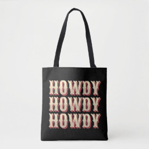 Bolsa Tote Howdy Howdy Howdy