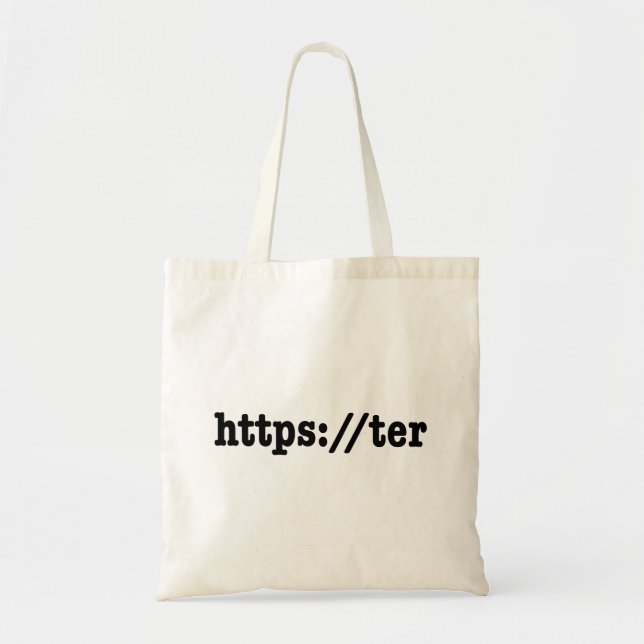 Bolsa Tote https://ter / código html (Frente)
