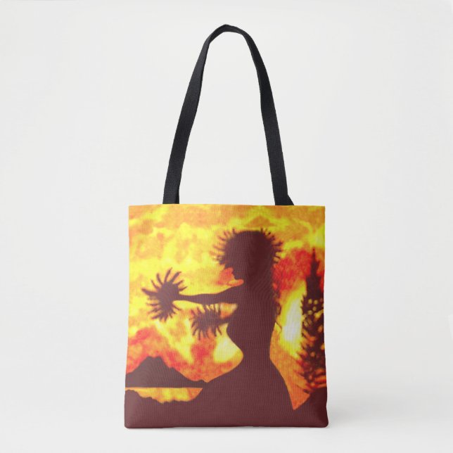 Bolsa Tote Hula Dancer (Frente)