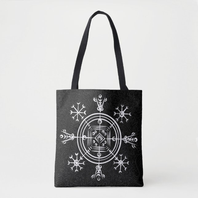 Bolsa Tote Hulinhjálmur - Norse Sigil da Inisibilidade (Frente)