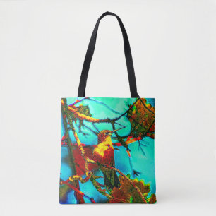 Bolsa Tote Hummingbird Colorido