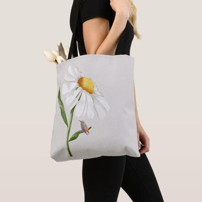Bolsa Tote Hummingbird e Daisy (Close Up)