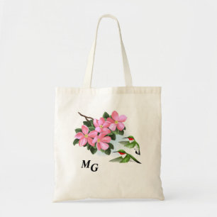 Bolsa Tote Hummingbird e Tote Bag de Flor Monogramadas