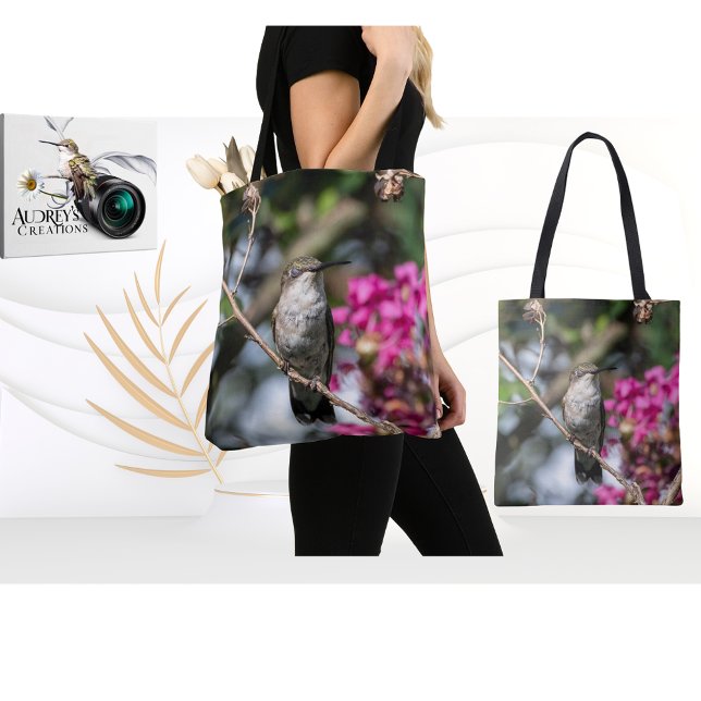 Bolsa Tote Hummingbird Trocado por Ruby (Criador carregado)