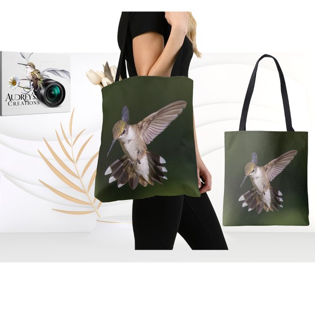 Bolsa Tote Hummingbird Trocado por Ruby (Criador carregado)