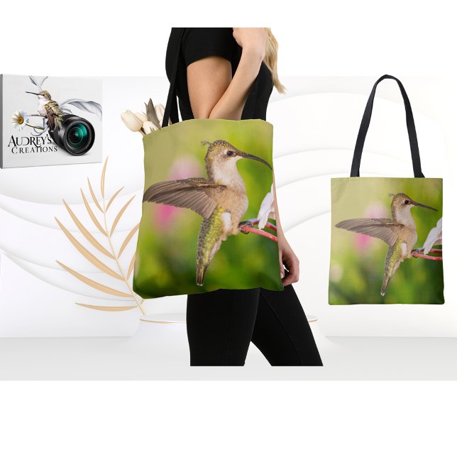 Bolsa Tote Hummingbird Trocado por Ruby (Criador carregado)
