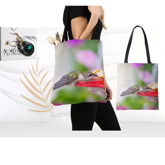 Bolsa Tote Hummingbird Trocado por Ruby (Criador carregado)
