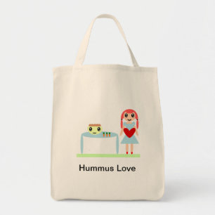 Bolsa Tote Hummus Love "I love hummus"