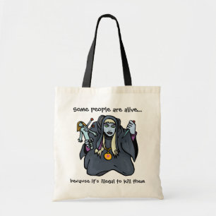 Bolsa Tote Humor da boneca do Voodoo