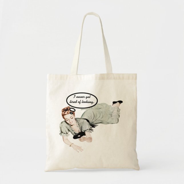 Bolsa Tote Humor da Mulher Retrora (Frente)