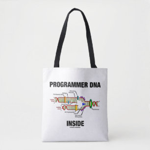 Bolsa Tote Humor de Biologia Molecular Dentro do DNA Programa