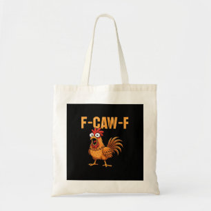 Bolsa Tote Humor de Corvo Engraçado F-Caw-F Gótico