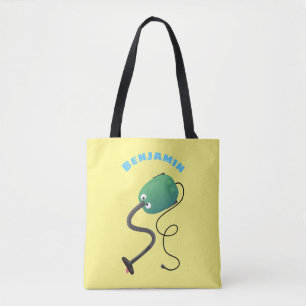Bolsa Tote Humor de desenho animado de aspirador