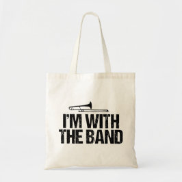 Bolsa Tote Humor de Trombone, estou com a Banda
