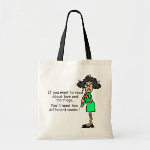 Bolsa Tote Humor do amor e do casamento