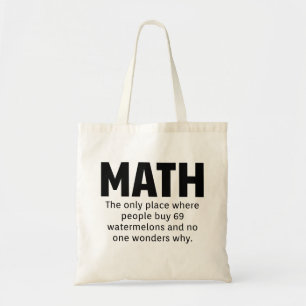 Bolsa Tote Humor matemático