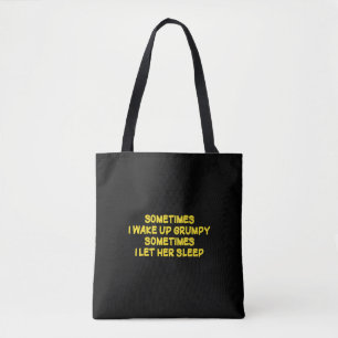 Bolsa Tote Humor Matinal Mal-Humorado Divertido para Ela