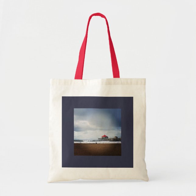 Bolsa Tote Huntington Beach Pier, CA (Frente)